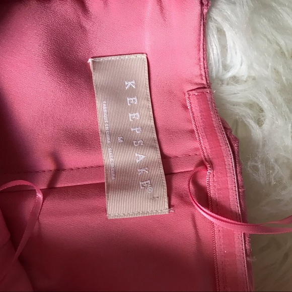 Keepsake Radar Floral Ruffle Strapless Dress - M - Picture 6 of 7